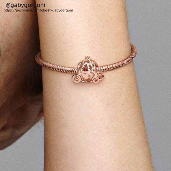 Pandora Disney Cinderella Sparkling Carriage Charm|Pendant - Picture 2 of 2